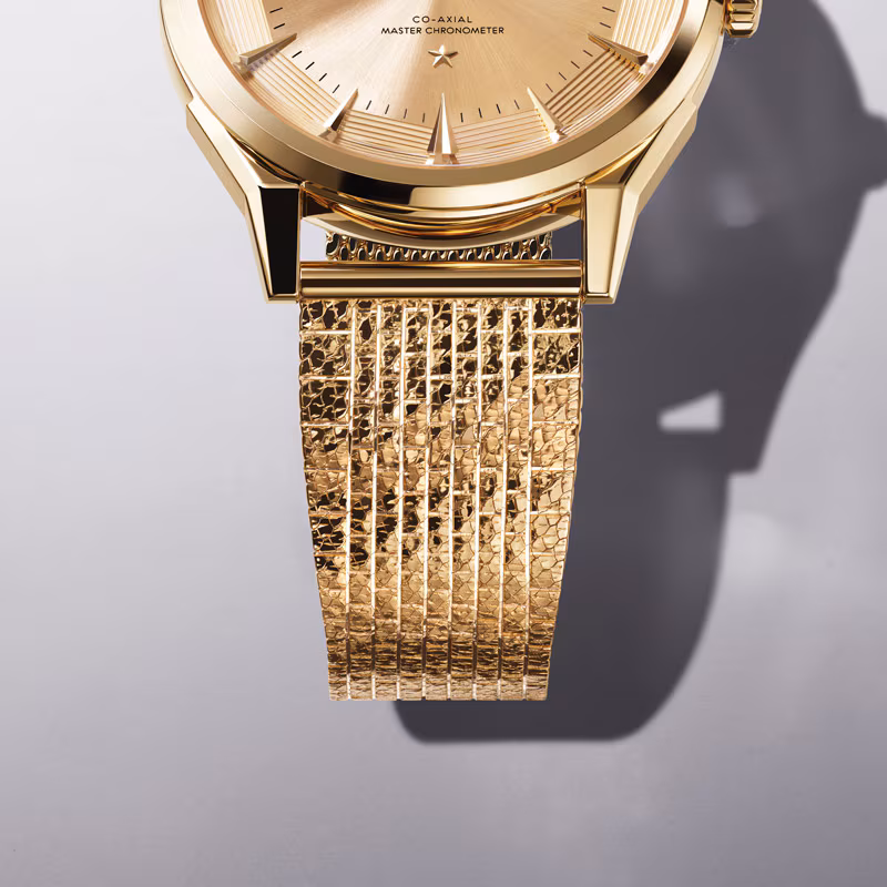 Moonshine Gold Mesh Bracelet