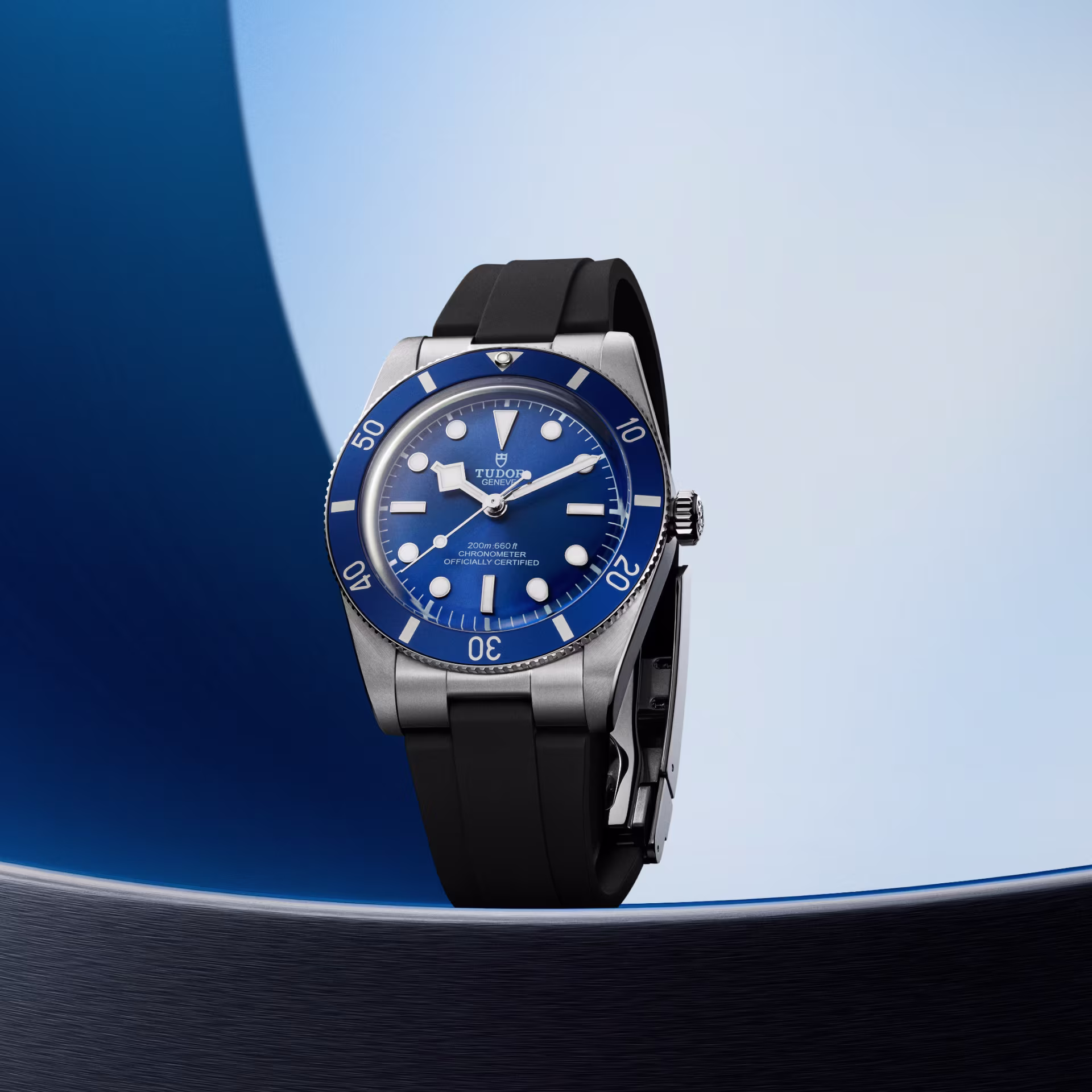 Tudor Black Bay 54 Blue with Rubber Strap